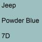 Preview: Jeep, Powder Blue, 7D.